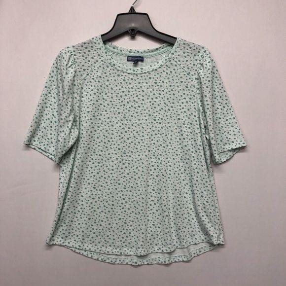 Democracy Women Short Sleeve Blouse Top Shirt Size Extra Large M108 -22 - Picture 1 of 12